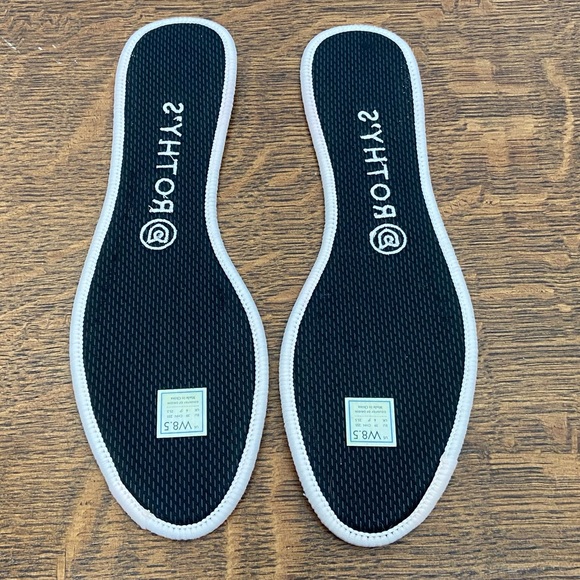 ROTHYS PALE PINK THE FLATS ROUND TOE TORTOISESHELL MULTICOLOR SOLE WASHABLE FLAT - Picture 14 of 16